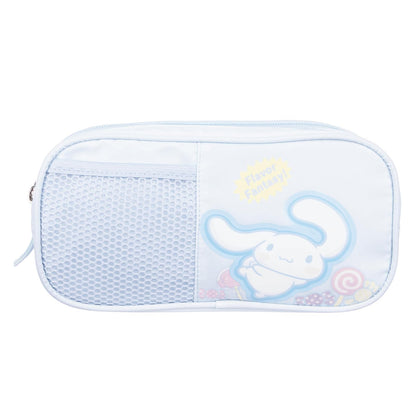 Ruz Lapicera Doble Casual | Cinnamoroll | 100% Poliéster | Bolso Escolar para Niños con Múltiples Bolsillos y Cierre de Cremallera | Recomendado desde 3 años