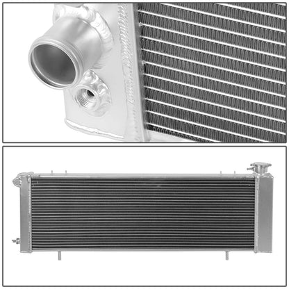 DNA Motoring RA-CHEROKEE-91-3 Radiador de Aluminio de 3 Filas para Cherokee 91-01, Metálico