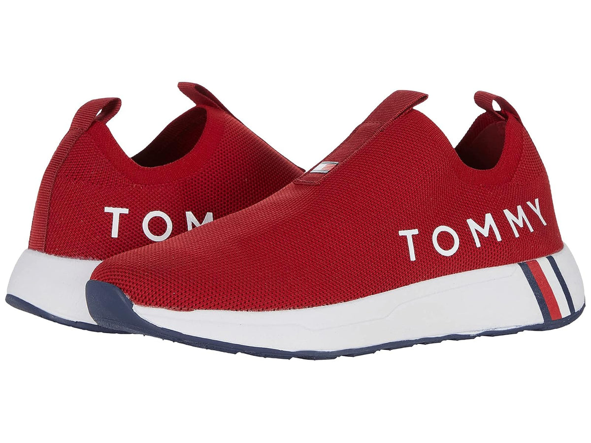 Tommy Hilfiger Aliah Tenis sin Cordones para Mujer - 24.5 cm - Rojo