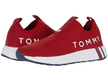 Tommy Hilfiger Aliah Tenis sin Cordones para Mujer - 24.5 cm - Rojo