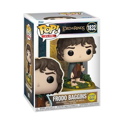 Funko Pop! Plus: Lord of The Rings - Frodo Baggins - Glow in The Dark | Mercancía Oficial de Fantasía - Figura de Vinilo Coleccionable para Decoración - Regalo de Cumpleaños para Fans