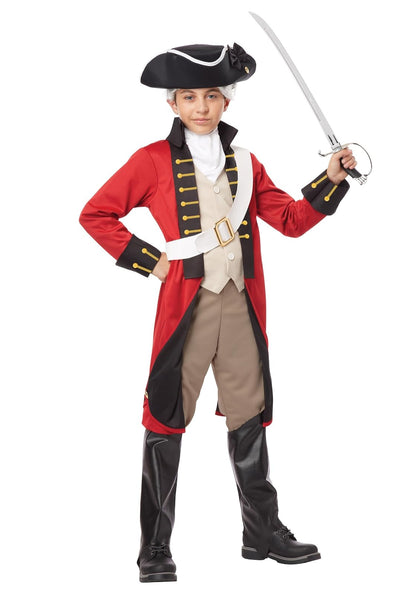 California Costumes - Disfraz Infantil de Capa roja británica, Un Solo Color, XL