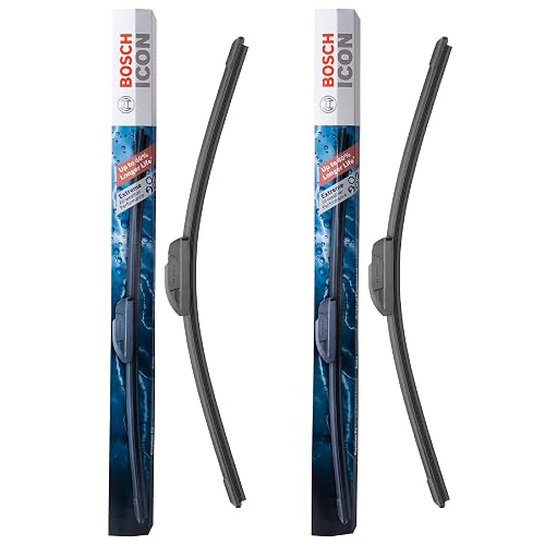 Bosch Escobillas Limpiaparabrisas Icon, Juego de 2 (18A y 18A), Lado Conductor y Pasajero, 18A18A
