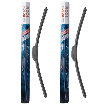 Bosch Escobillas Limpiaparabrisas Icon, Juego de 2 (24A y 21A), Lado Conductor y Pasajero, 24A21A