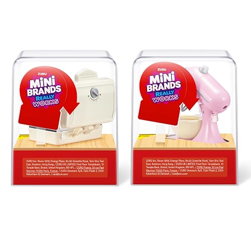 Mini Brands-Magic Cook Kitchen-Series 1 2PK-Cup Cake Maker and Mixer,2PK in Mail Box