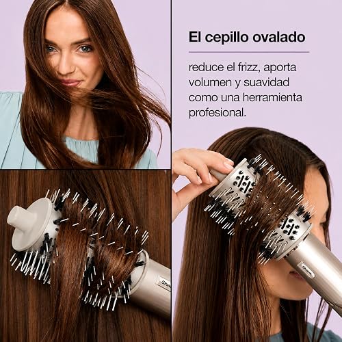 Shark FlexStyle Sistema 4 en 1 con 5 Accesorios sin Daño por Calor HD430LAA | Seca, Riza, Alisa y Da Volumen | sin Daño por Calor | 5 Accesorios Intercambiables | Liso y Ondulado