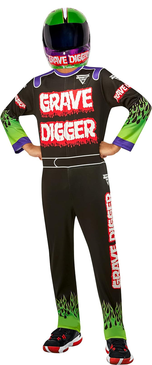 Disfraz Monster Jam: Grave Digger para niños por Rubies, talla grande