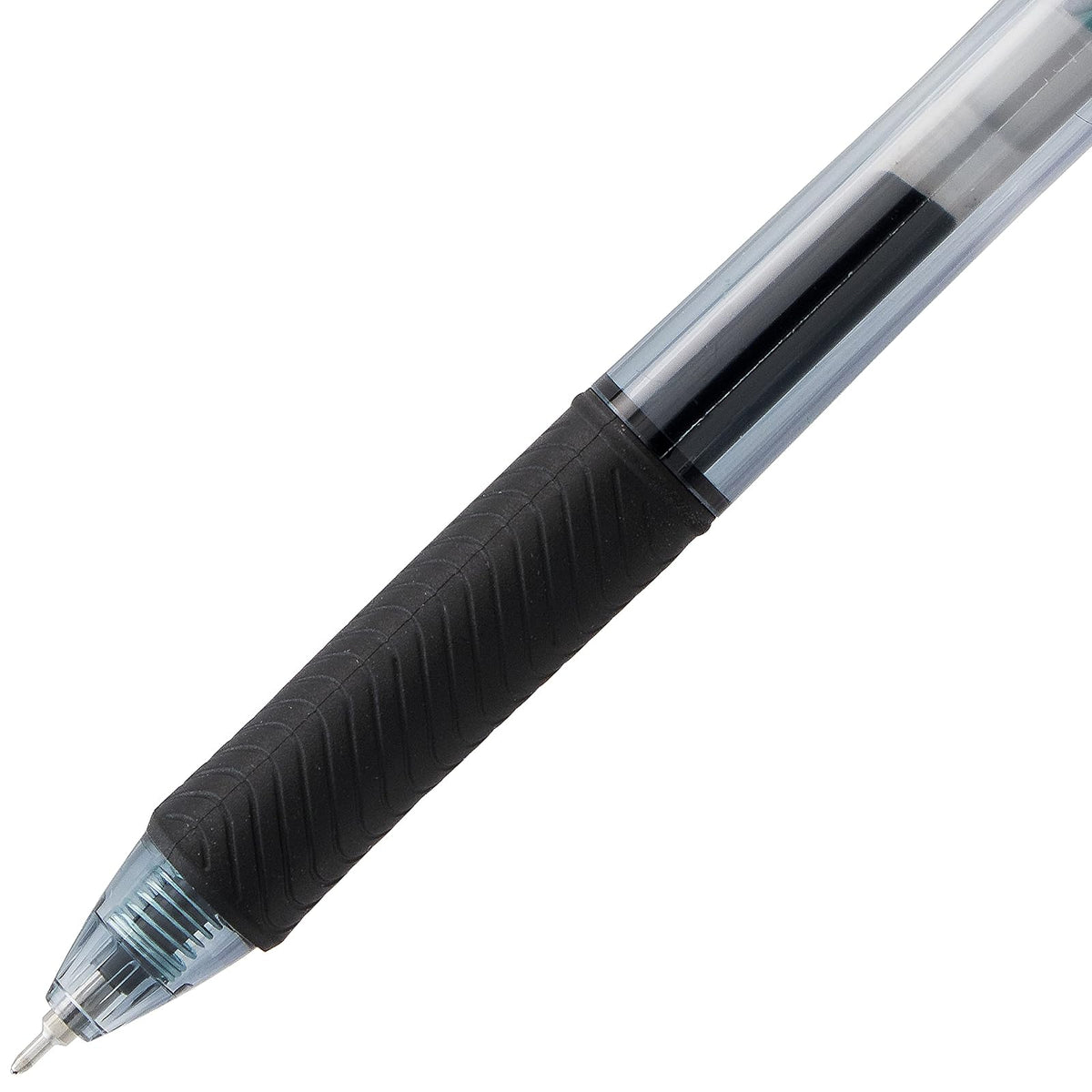 Pentel EnerGel-X Bolígrafo retráctil de tinta líquida en Gel, 0.5 mm, punta de aguja, tinta surtida, paquete de 8