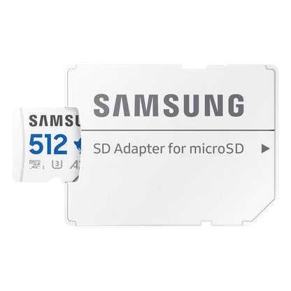 Adaptador Samsung Pro Plus Sonic The Hedgehog +, microSDXC de 512 GB, hasta 180 MB/s, Full HD y 4K UHD, UHS-I, C10, U3, V30, A2, para Nintendo-Switch, Steam Deck, GoPRO, dji Drone, Tablets