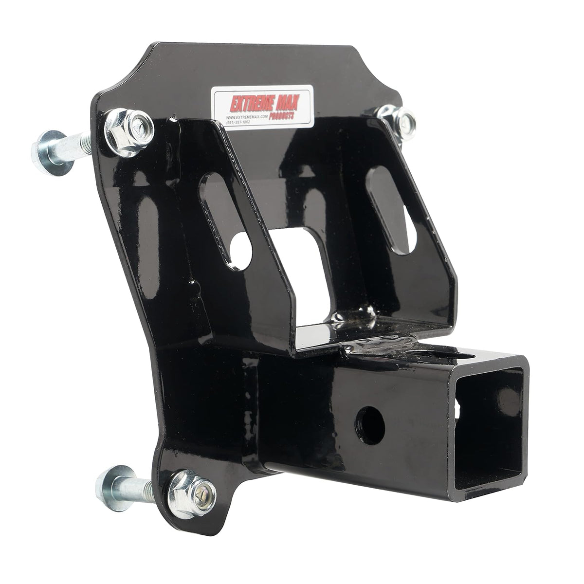 Extreme Max Receptor Trasero de 2 Pulgadas para Honda Talon, Negro