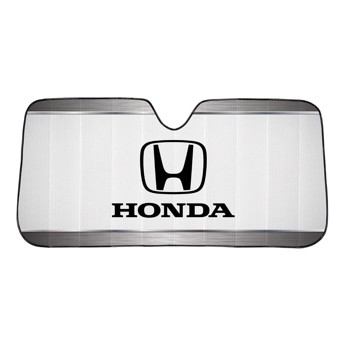 Plasticolor 003714R01 - Parasol para Parabrisas Delantero con Logotipo de Honda, Color Blanco, Estilo acordeón