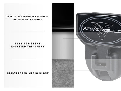 ARMORDILLO Escalón Plegable FD Clase 3 Receptor 2" Negro