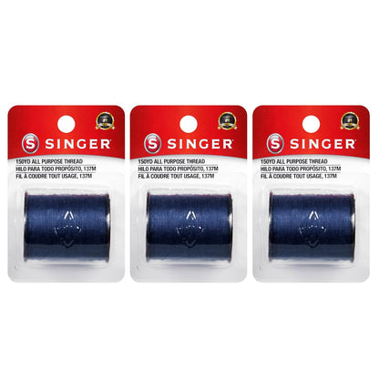 SINGER MULTI60013-3 Bobbins 3-Pack Navy 3