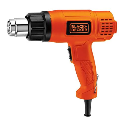 BLACK+DECKER Pistola de Calor Eléctrica, 1500W, Tipo Pistola Portátil, HG1500