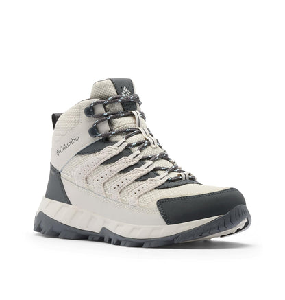 Columbia Strata Trail Mid Waterproof Zapatos para Senderismo para Mujer - 25.0 cm - Gris nube - gris oscuro