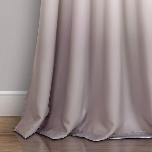 Lush Decor Umber Fiesta Panel de Cortina para Ventana de oscurecimiento de habitación, 213 x 132 cm, Color Rosa y Gris, 0, Amarillo y Gris, 84" x 52", 1
