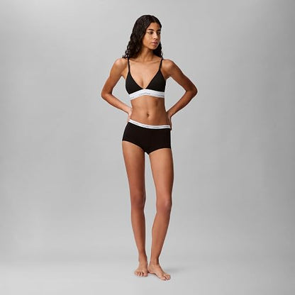 Calvin Klein Moderno Bralette Triangular Ligeramente Forrado de algodón Sujetador Deportivo para Mujer