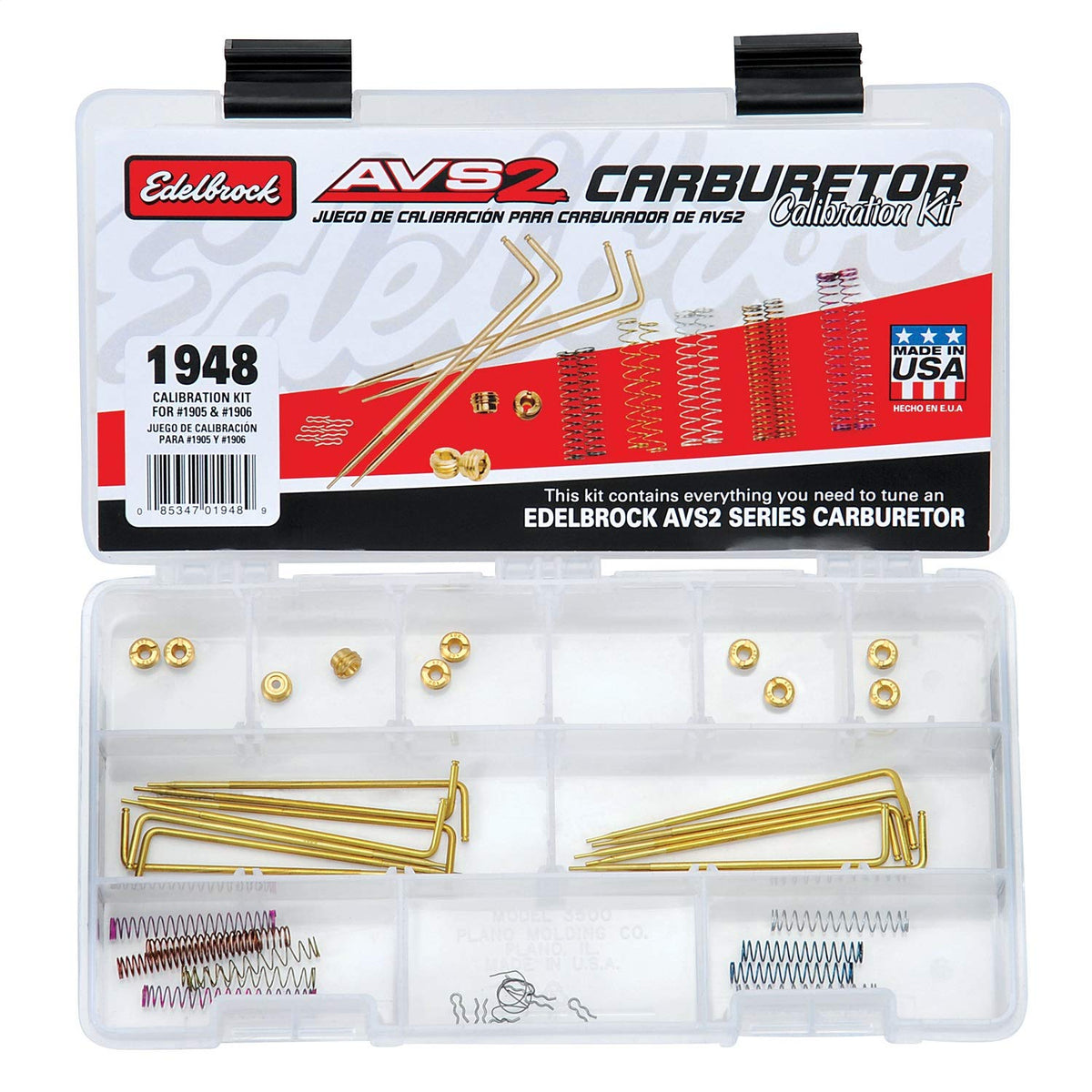 Edelbrock Kit de Calibración AVS2 650 Series 1905 y 1906 1948