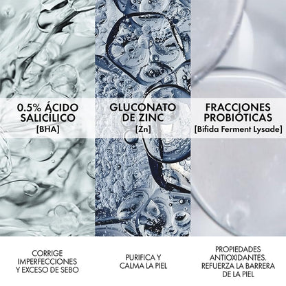 Vichy Gel Limpieza Rostro Anti-imperfecciones Normaderm Phytosolution - Reduce brillo e imperfecciones, para piel rasa o propensa al acné