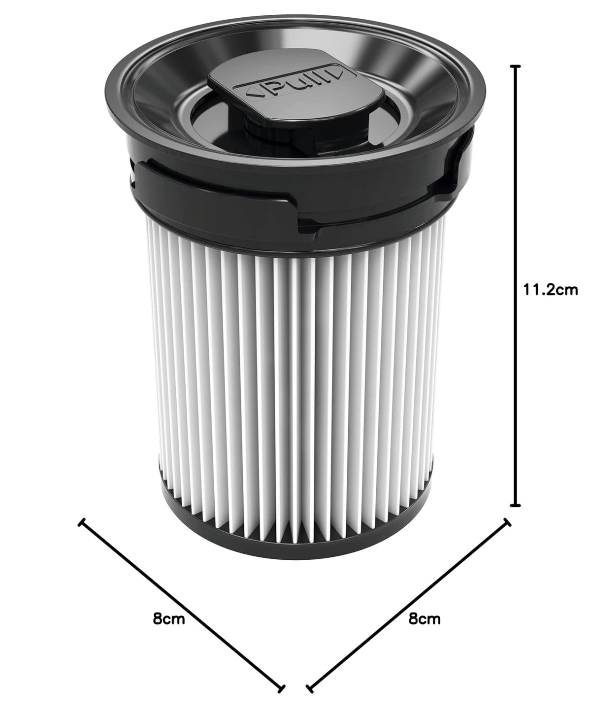 Miele Original HX-FSF Filtro de polvo fino para aspiradoras inalámbricas Miele Triflex HX1 (excepto Facelift), paquete de 1-11385020