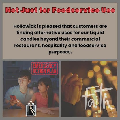 Hollowick Velas líquidas desechables, 36 horas, para uso en portavelas votivas de vidrio, luces de mesa de boda, cierres resistentes a los niños, 24 piezas, aceite combustible transparente HD36