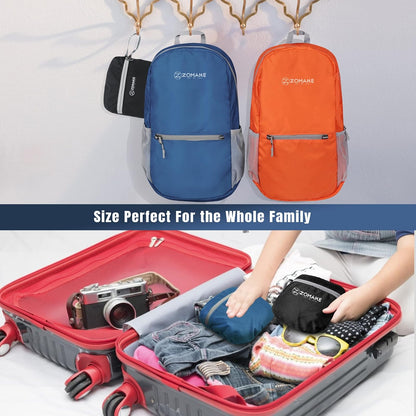 ZOMAKE Mochila de senderismo ultraligera de 20 l – Mochila pequeña plegable resistente al agua para mujeres y hombres