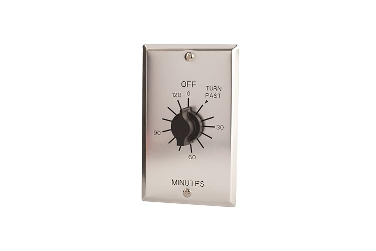 Temporizador de pared con apagado automático, enrollado por resorte, estilo comercial, serie C, temporizador de 2 horas de duración, tipo interruptor SPST