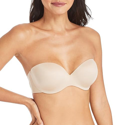Maidenform Bra Strapless con Varilla y Copas Preformadas con Push-Up
