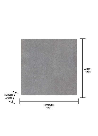 FloorPops - Azulejos de piso de Tundra gris para despegar y pegar, FP3326