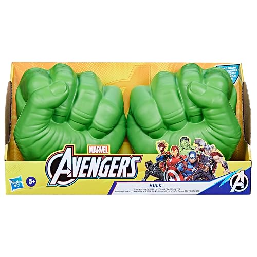 Marvel Hulk Puños Gamma de Espuma Blanda para Juegos de rol y Cosplay
