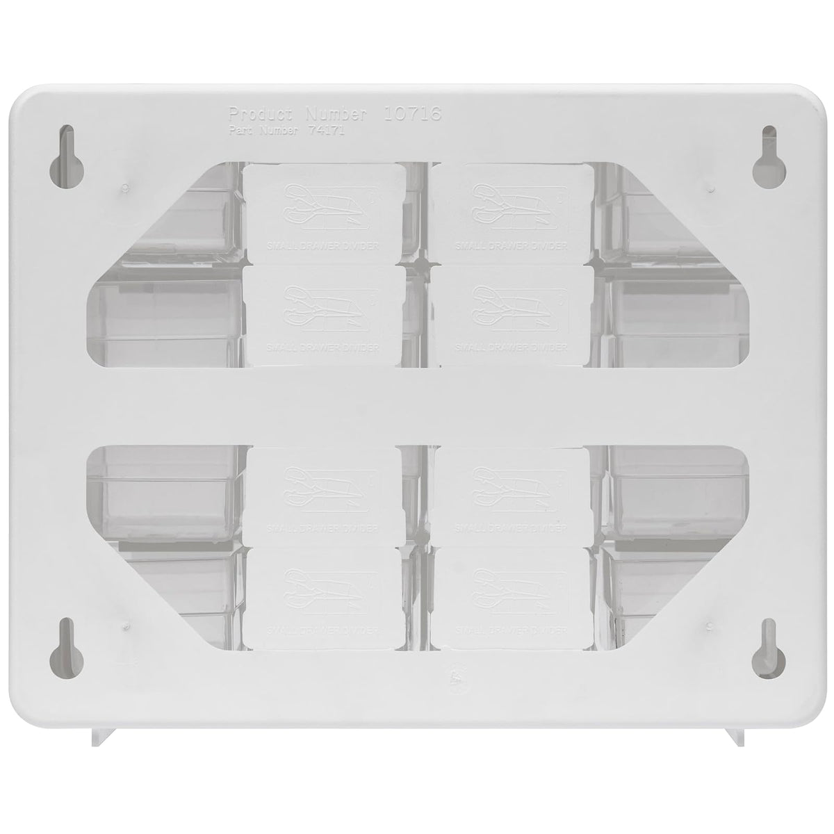 Akro-Mils 10116 - Gabinete de almacenamiento de plástico con 16 cajones para organización de cochera, abalorio, organizador de maquillaje, almacenamiento de ladrillos de construcción, caja de