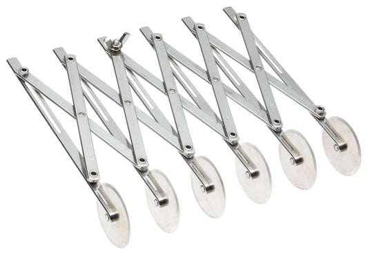 Ateco Cortador de acero inoxidable de 6 ruedas, 2 1/8 pulgadas