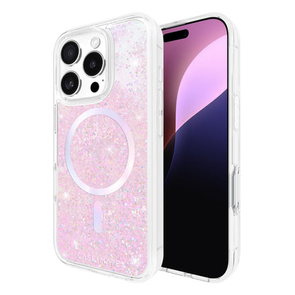 Case-Mate Funda Magnética para iPhone 16 Pro, Compatible con MagSafe - Soap Bubble Waterfall - iPhone 16 Pro