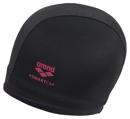Arena Unisex Adult Smartcap Extra Soft Swim Cap for Fitness Swimmers Two-in-One Headcover for Long Hair, One Size Fits Most