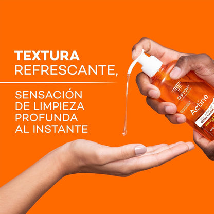 Darrow Actine Gel Limpiador Facial Vitamina C Piel Grasa y Acneica, 140g