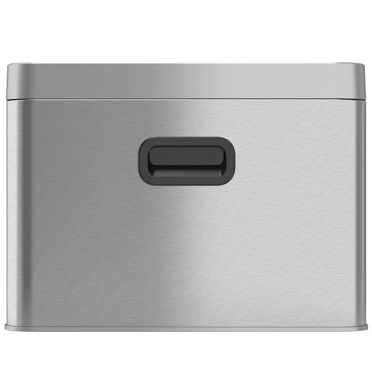 iTouchless - cubeta de basura de acero inoxidable de 20 litros (5.3 galones), con doble compartimiento para basura y contenedor de reciclaje, papelera de acero inoxidable de 20 litros