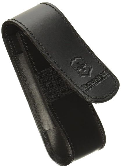 Victorinox Funda de Piel, 120 mm, Negra