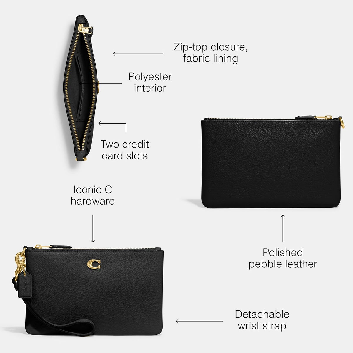 Coach - Pulsera pequeña para mujer