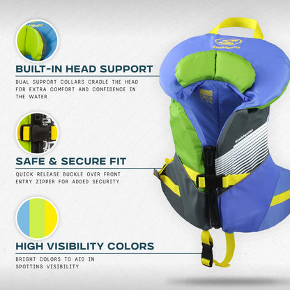 Stohlquist Kids Life Jacket Coast Guard Approved Life Vest for Children