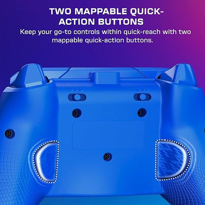 Turtle Beach Afterglow Wave Controller Blau Wired RGB Gaming Controller – Lizenziert für Xbox Series X oder S, Xbox One und Windows - Estándar. Edition