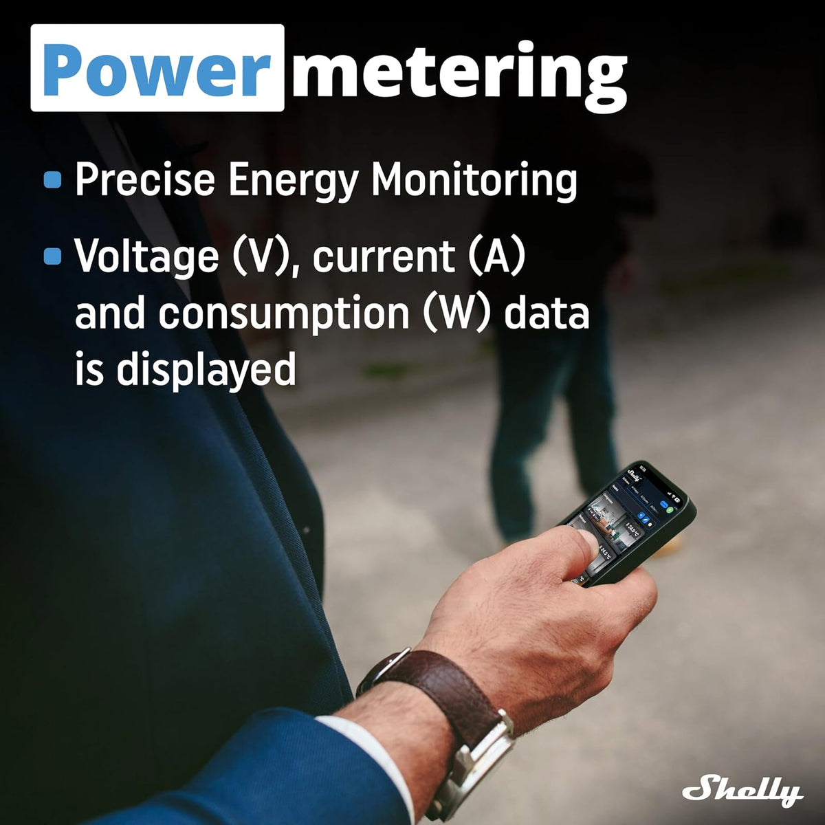 Shelly Dimmer Pro 0/1-10 V PM - Módulo Regulador de Luz W-Fi, Atenuador Inalámbrico en riel DIN, con Medidor de consumo, Alexa y Google, aplicación iOS Android, No requiere hub