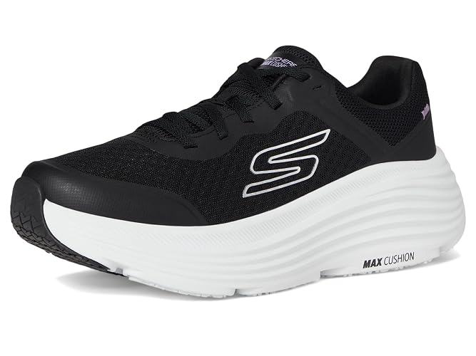 Skechers MAX Cushion Endeavour para Mujer | Amortiguación máxima, plantilla Goga Mat refrigerada por aire, entresuela ultraligera, parte superior de malla transpirable