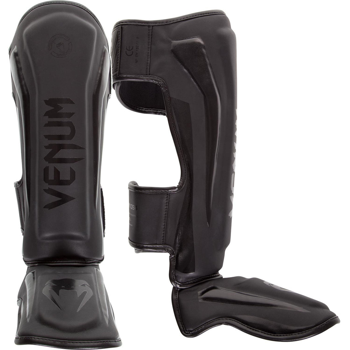 Venum Elite Espinilleras Rígidas - Mate - Negro - G