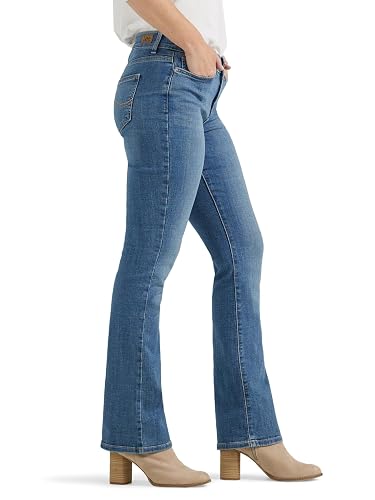 Lee Flex Motion Jean con Corte de Bota de Ajuste Regular para Mujer, Open Seas, 38 Largo