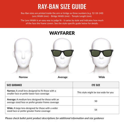 Ray-Ban RB2140 Original Wayfarer - Gafas de sol