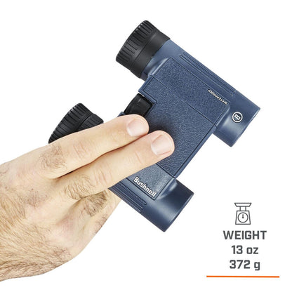 Bushnell 12x25mm Dark Blue Roof WP/FP, Twist Up Eyecups, Box 6L