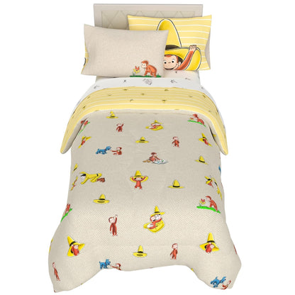 Franco Pokémon Juego de Ropa de Cama, 7 Piezas, Tamaño Matrimonial - 5 Piece Twin Size - Jorge curioso