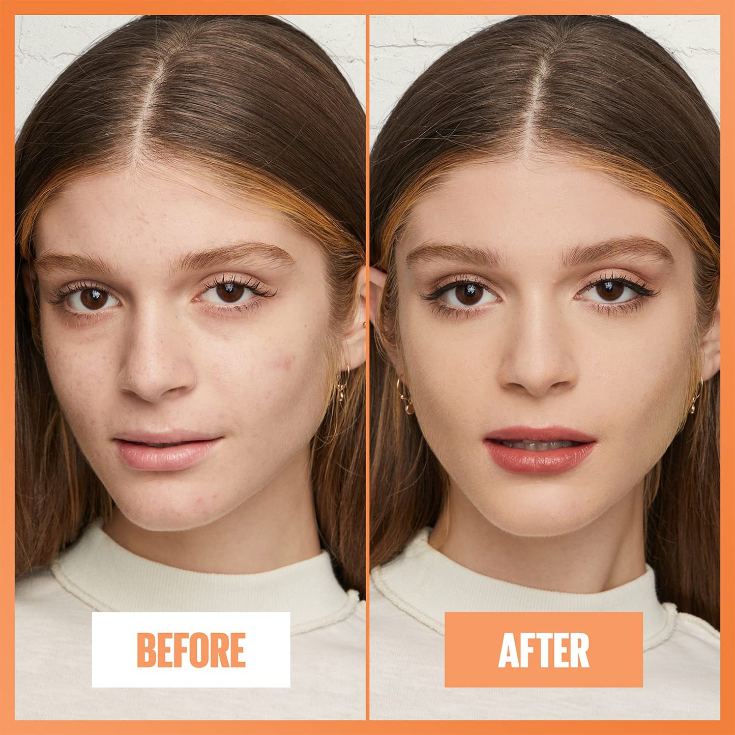 Maybelline Base de maquillaje Fit Me Fresh Tint 02, 30 ml, larga duración, alta cobertura, para todo tipo de piel, fórmula con Vitamina C y protector solar FPS50