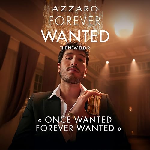 AZZARO, Forever Wanted Elixir, Perfume de Hombre, Seductor y Carismático, Aroma Amaderado, Frutal y de Cuero, 100 ML