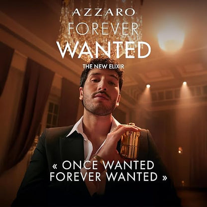 AZZARO, Forever Wanted Elixir, Perfume de Hombre, Seductor y Carismático, Aroma Amaderado, Frutal y de Cuero, 100 ML